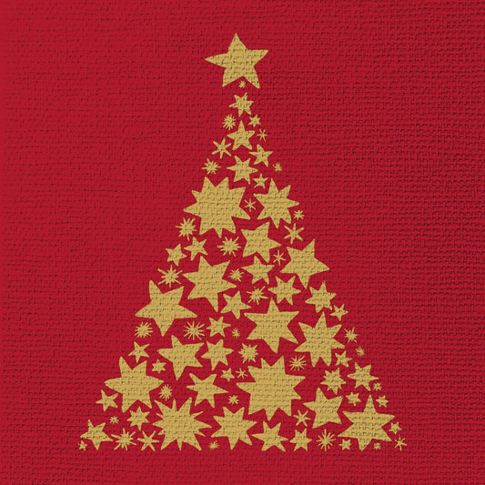 Serviettes en papier x20 - Red Christmas