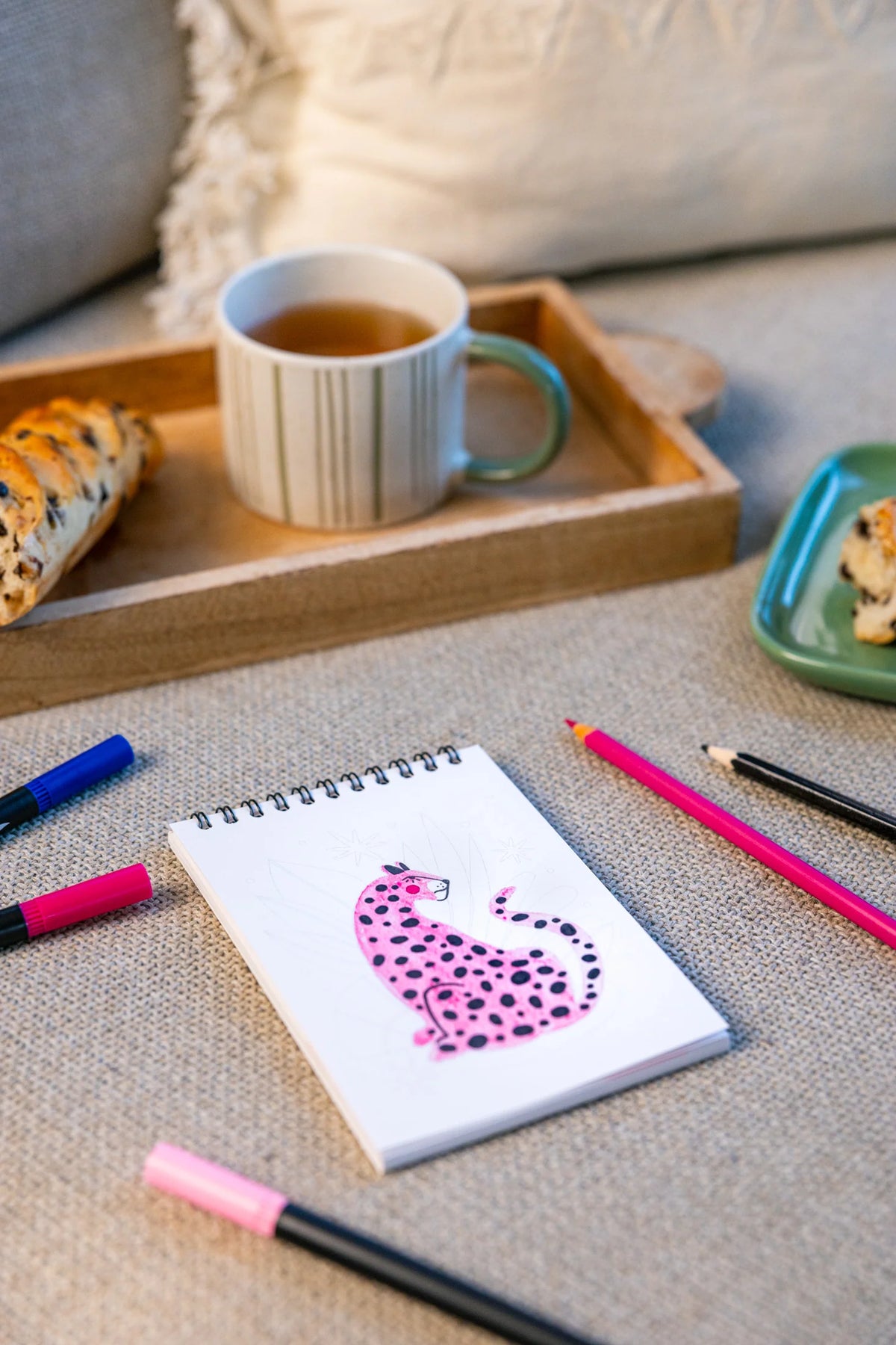 Carnet de coloriage ou de peinture « Wild » - A6