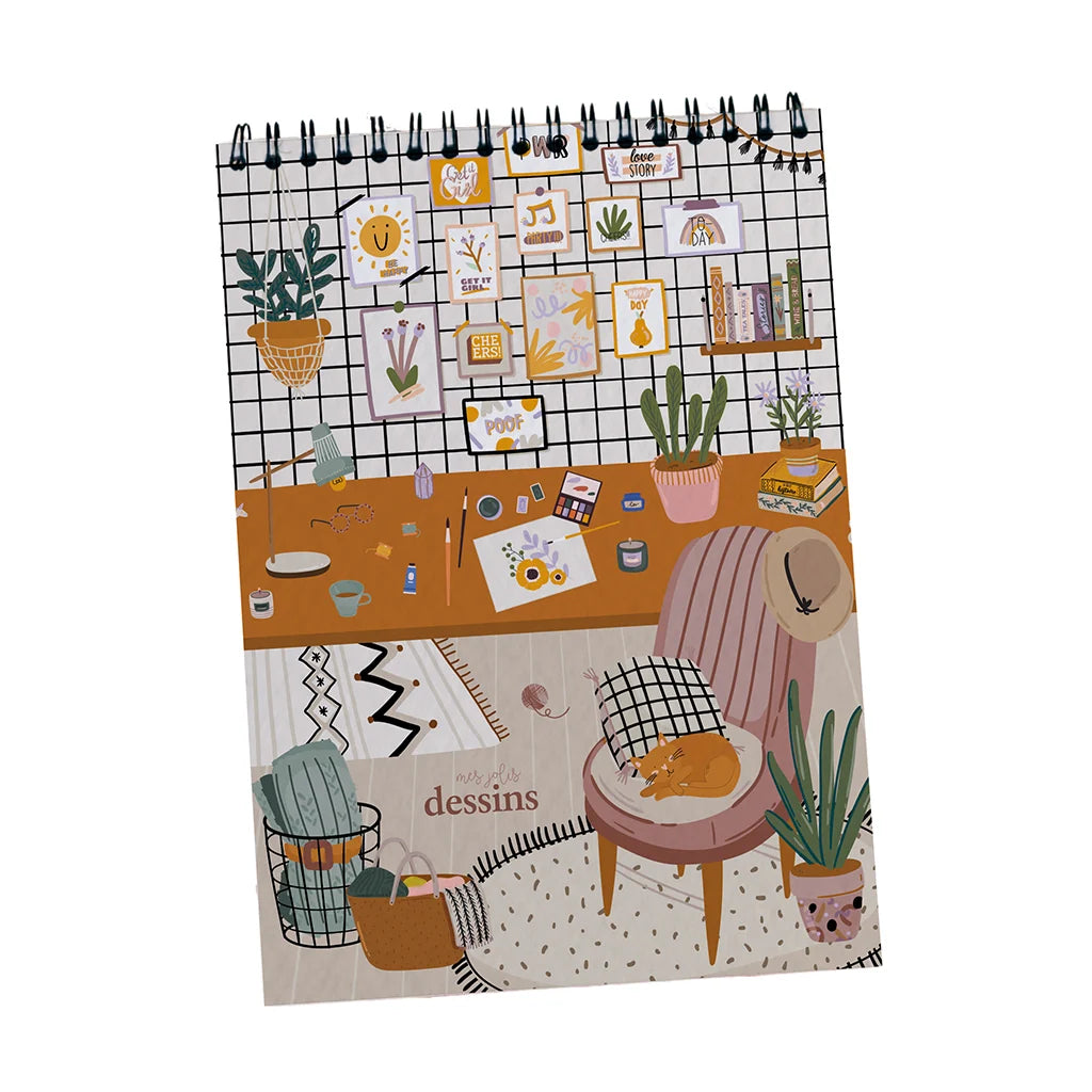 Carnet de dessin « L’atelier »
