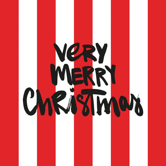 Serviettes en papier x20 - Very merry Christmas