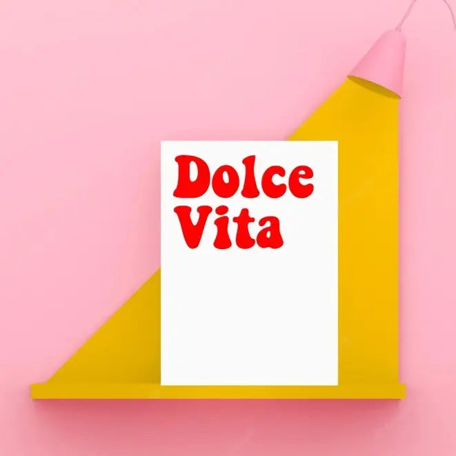 Carte « Dolce vita » 🍸
