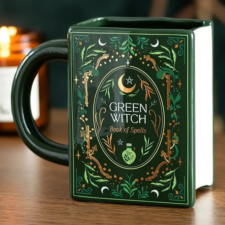 Mug book « Green witch »