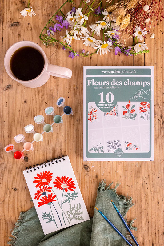 Peinture aux numéros « Fleurs des champs » - A6