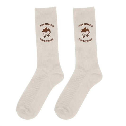 Chaussettes « More expresso Less depresso » - 40/45