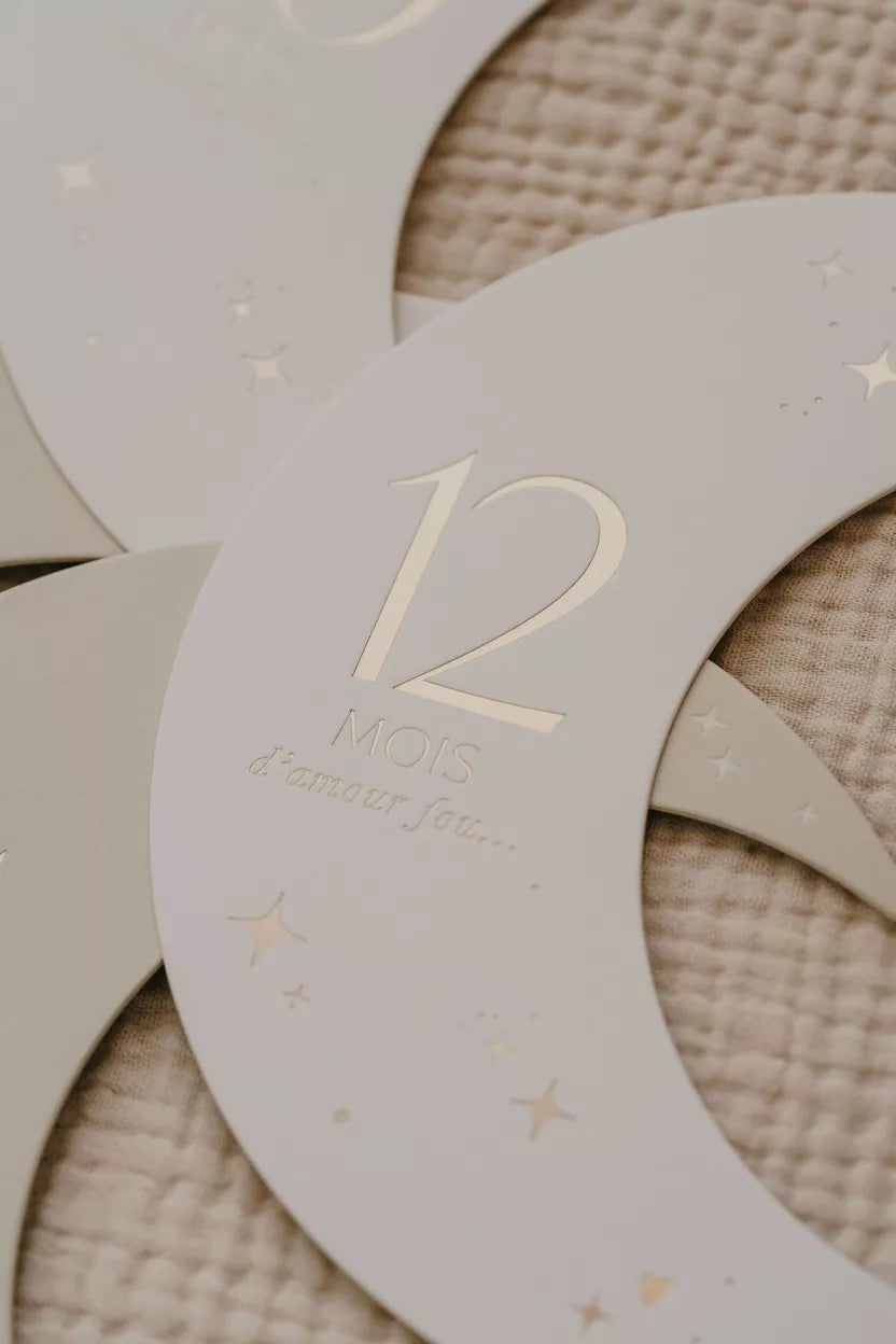 Coffret de 12 cartes d’étapes de vie et son pochon « Amour fou »
