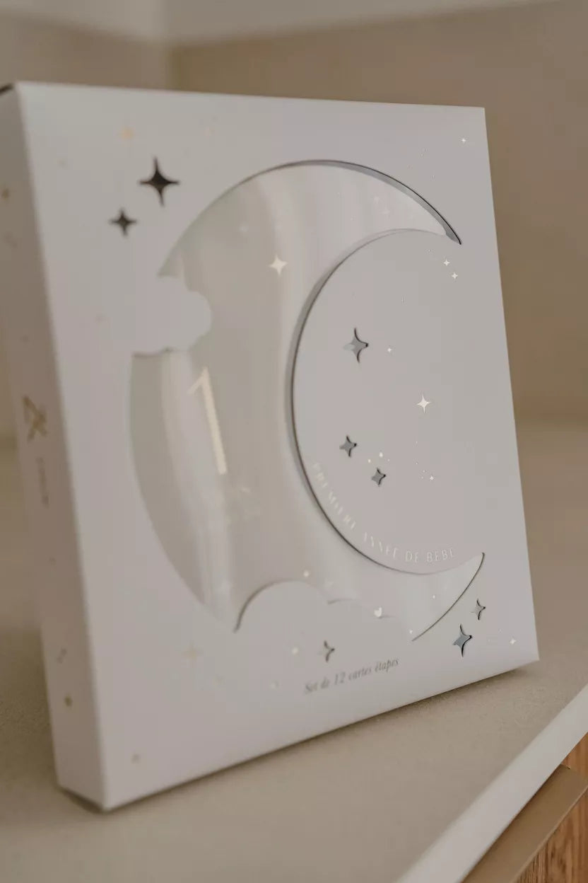 Coffret de 12 cartes d’étapes de vie et son pochon « Amour fou »