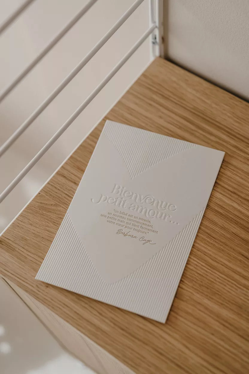 Carte « Bienvenue Petit amour »