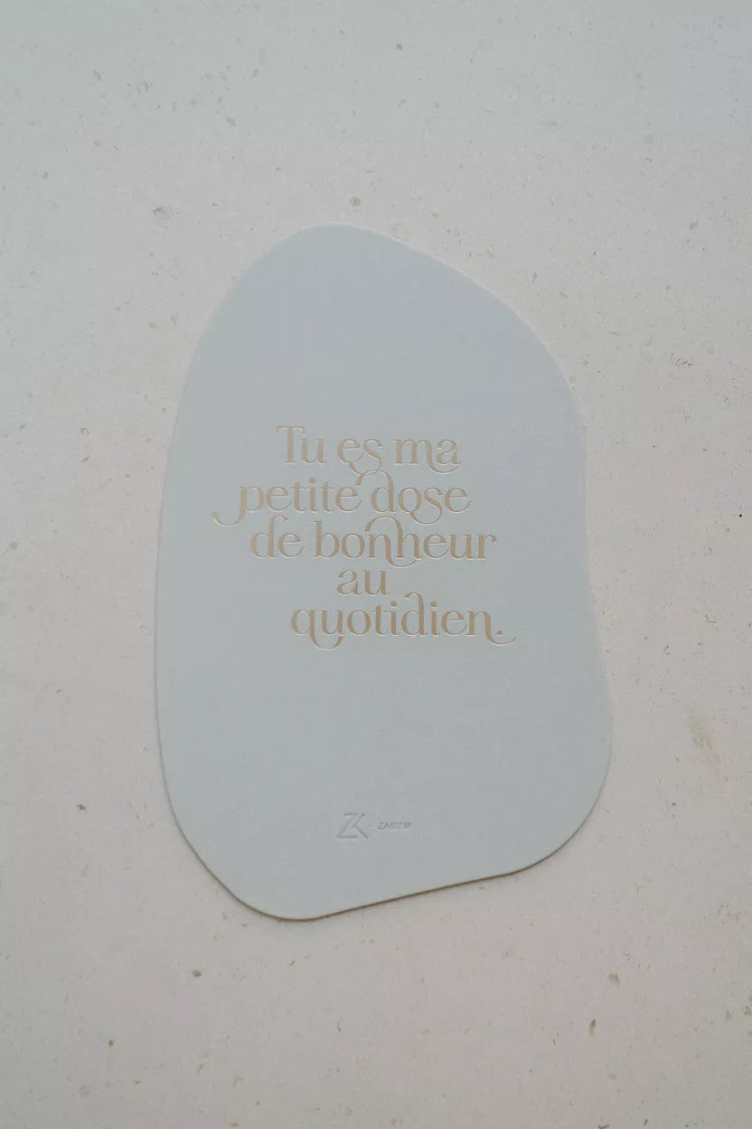 Carte de vœux « Bonheur »
