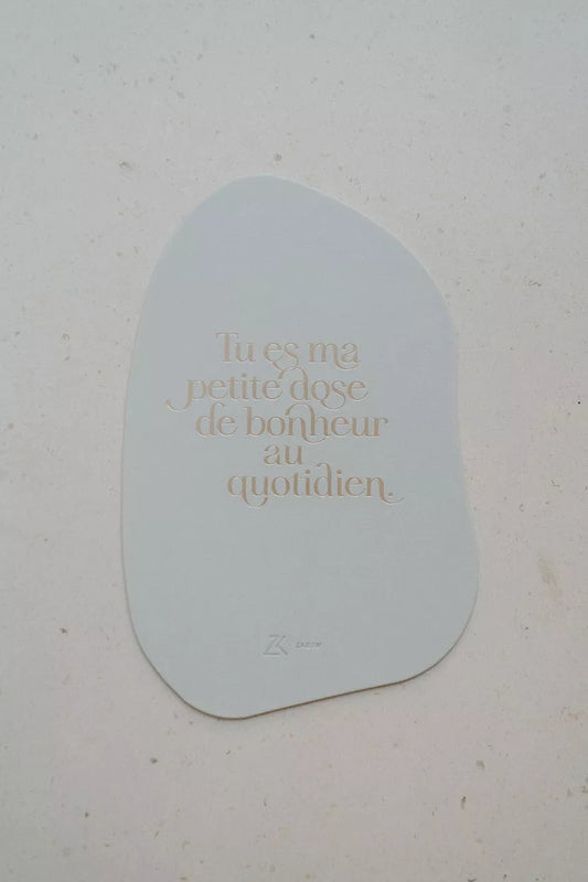 Carte de vœux « Bonheur »