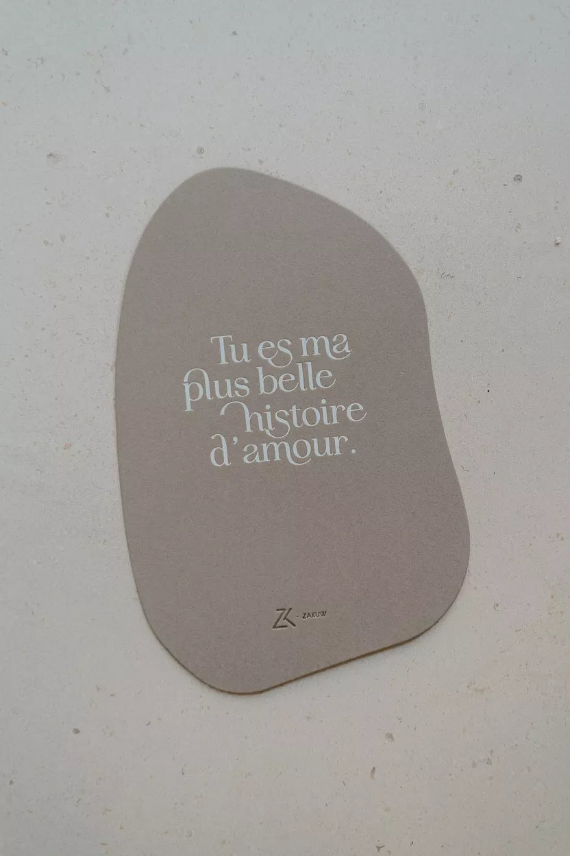 Carte de vœux « Histoire d’amour »