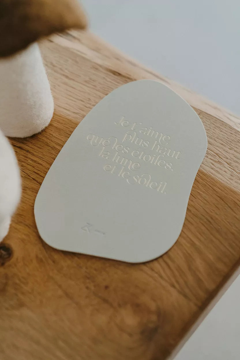 Carte de vœux « Je t’aime »