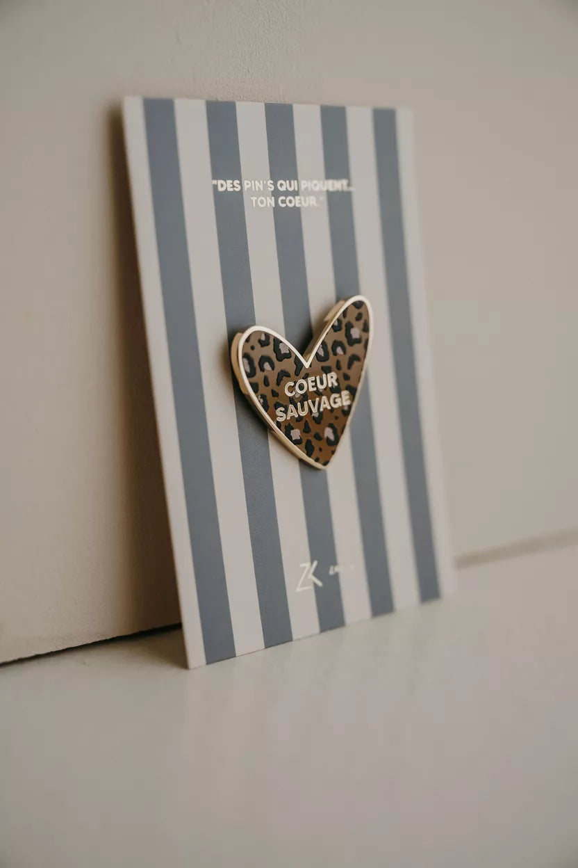 Pin’s « Cœur sauvage »