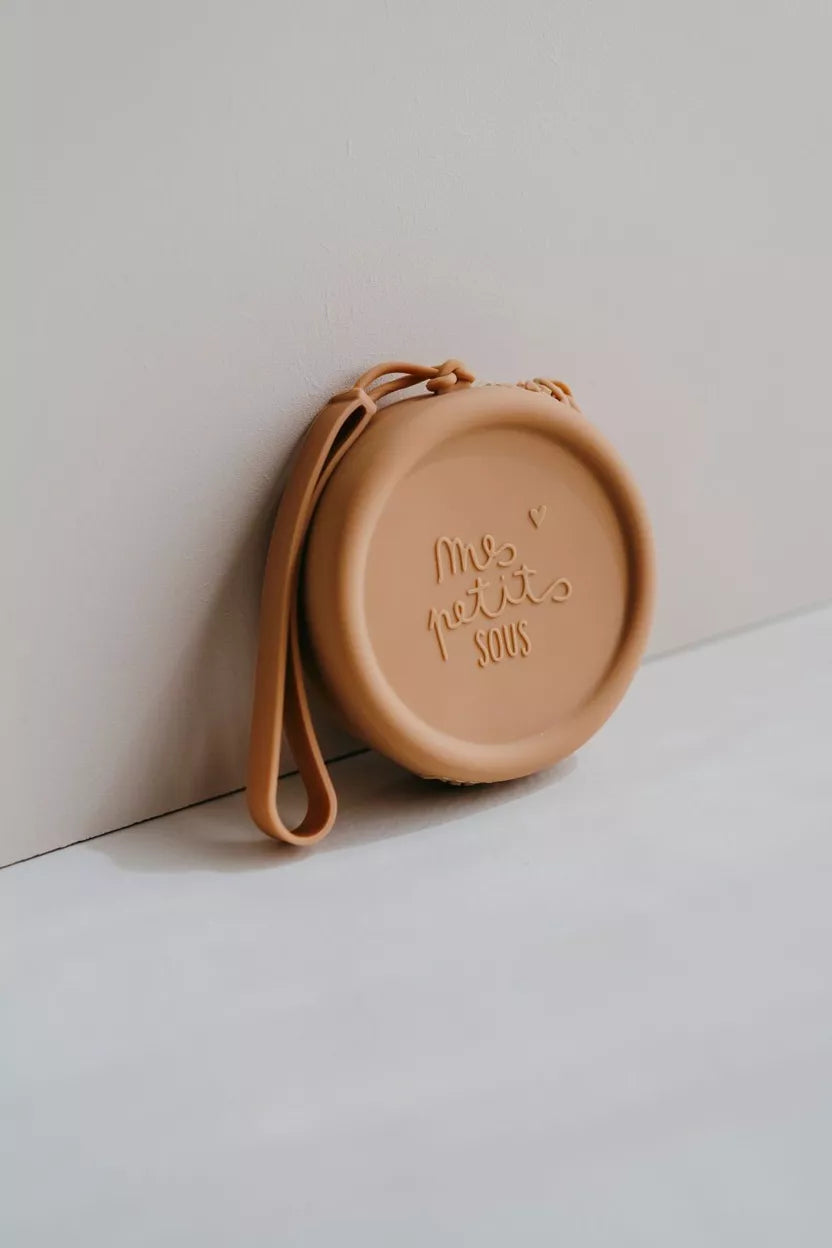 Porte-monnaie « Mes petits sous » - camel