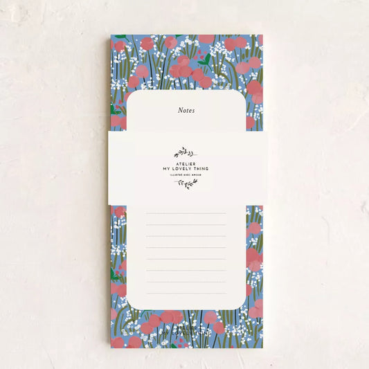 Bloc-notes « Rose coquelicot »
