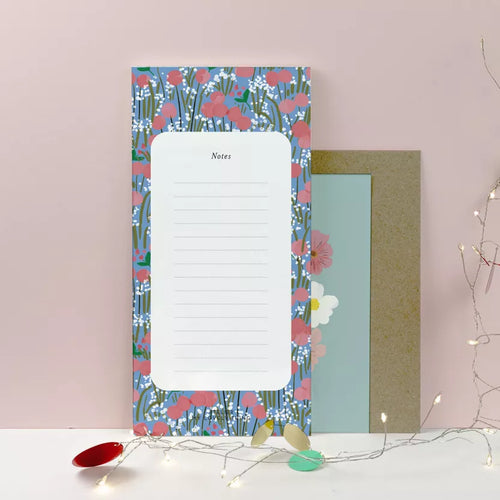 Bloc-notes « Rose coquelicot »