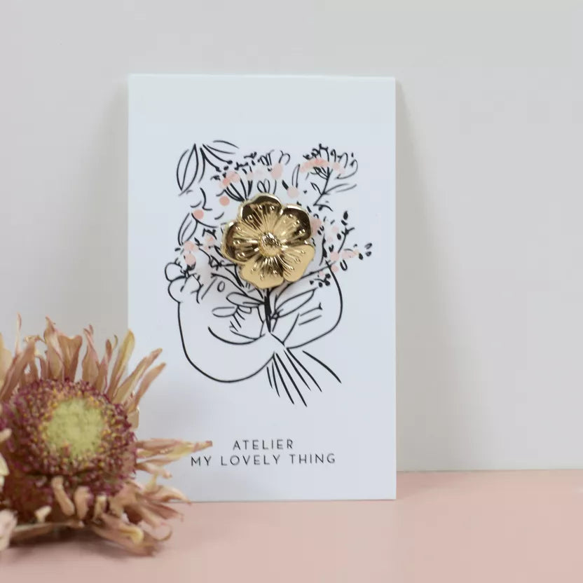 Pin’s « Bouton d’or »