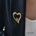 Broche « Badi » - léopard
