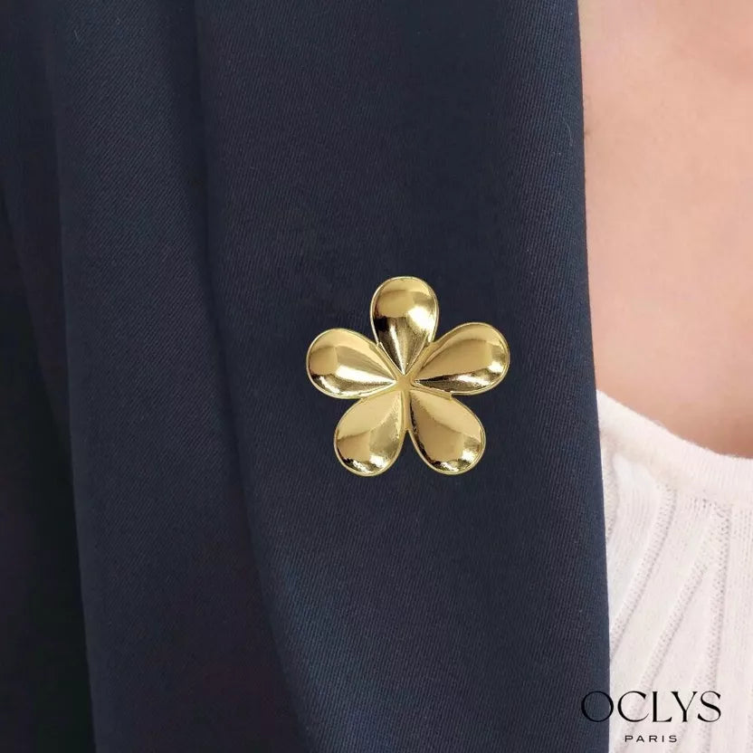 Broche « Amuki » - doré