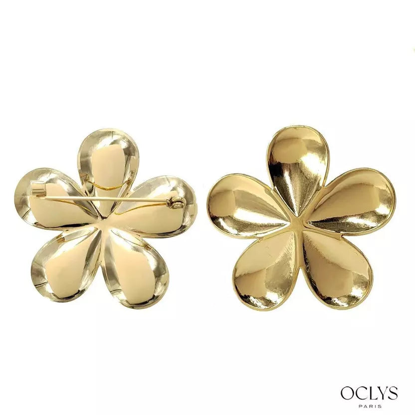 Broche « Amuki » - doré