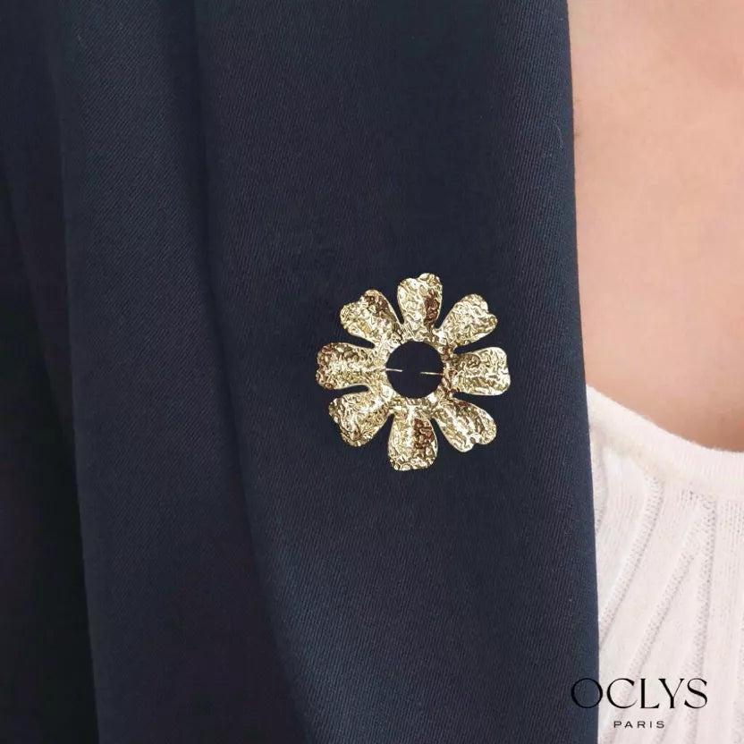 Broche « Kili » - dorée