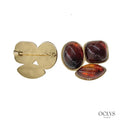 Broche « Riovi » - Ambre