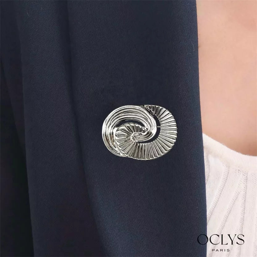 Broche « Cena » - argentée