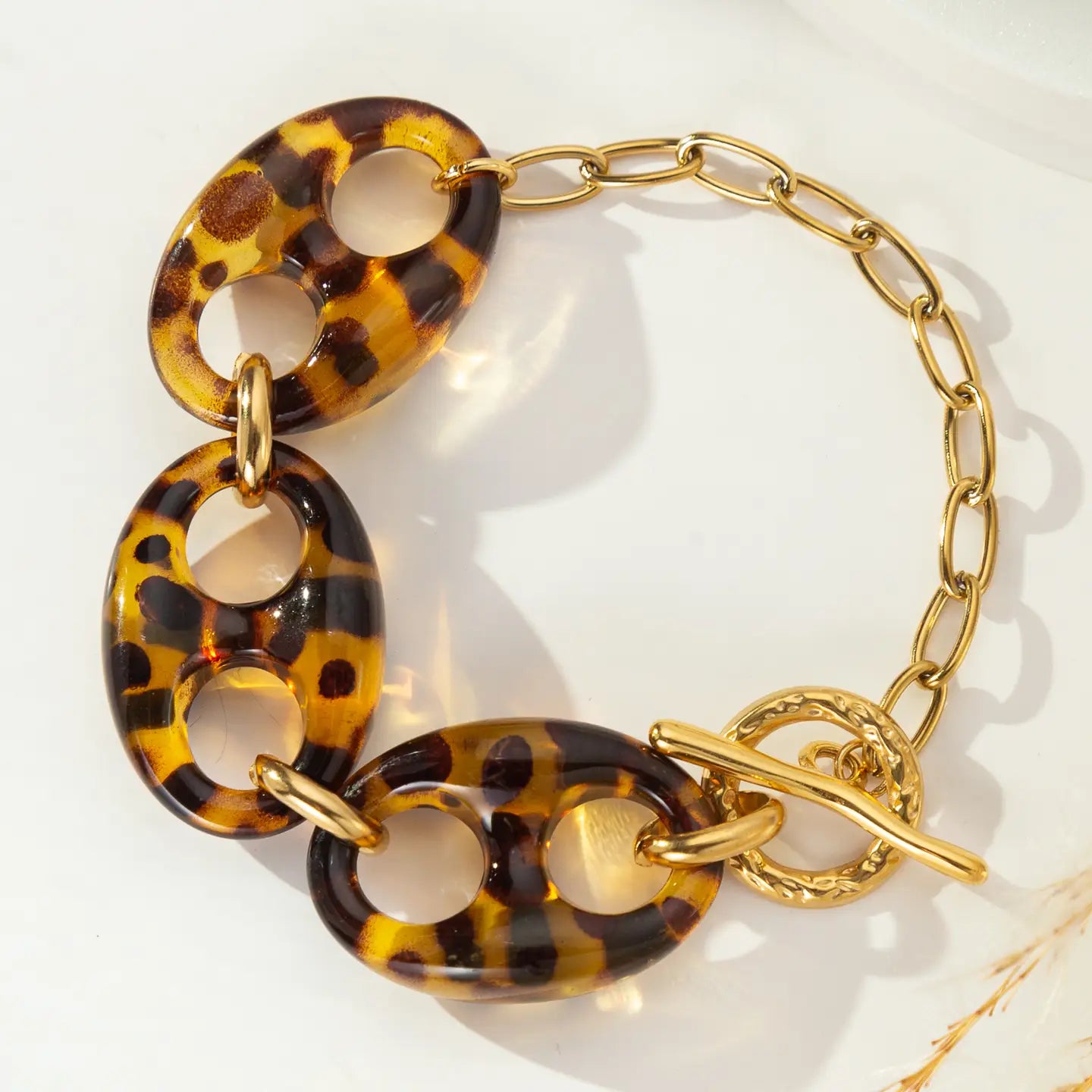 Bracelet « Savannah » - Écailles dorées