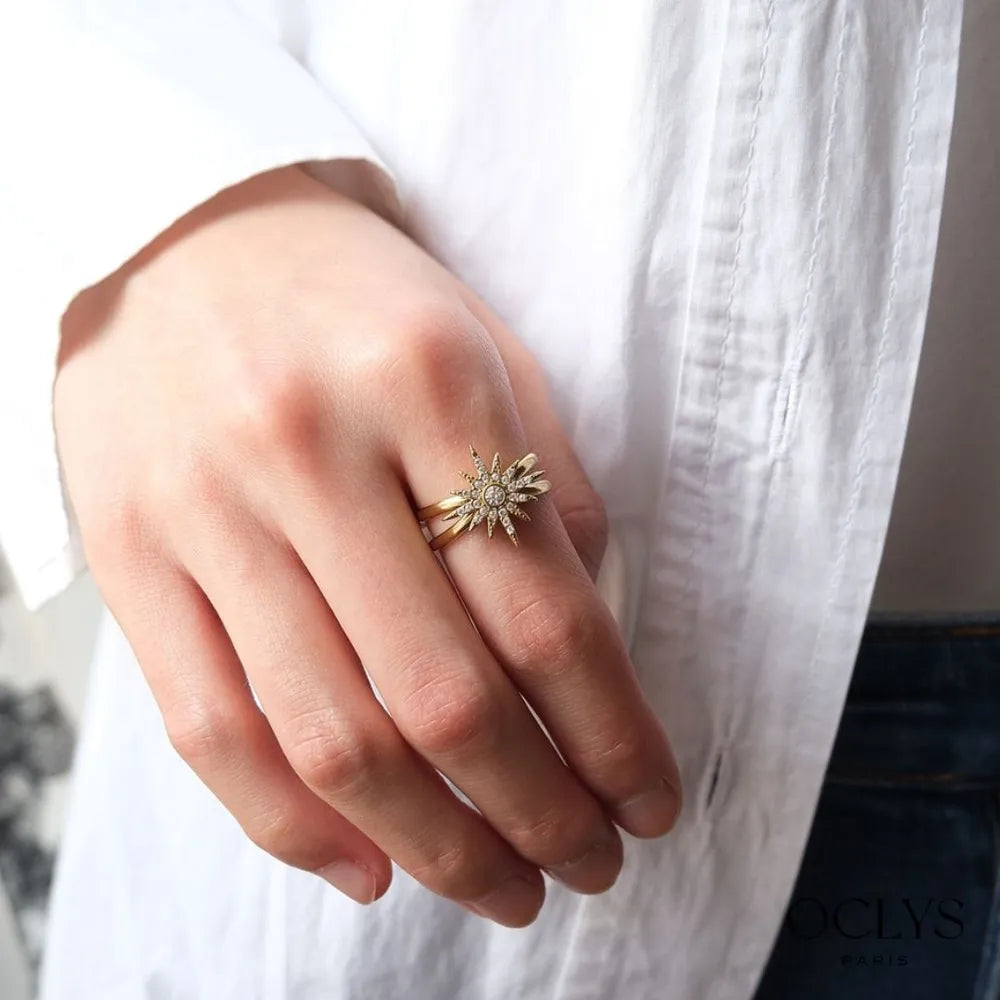 Bague « Kina » - disponible en doré ou argenté