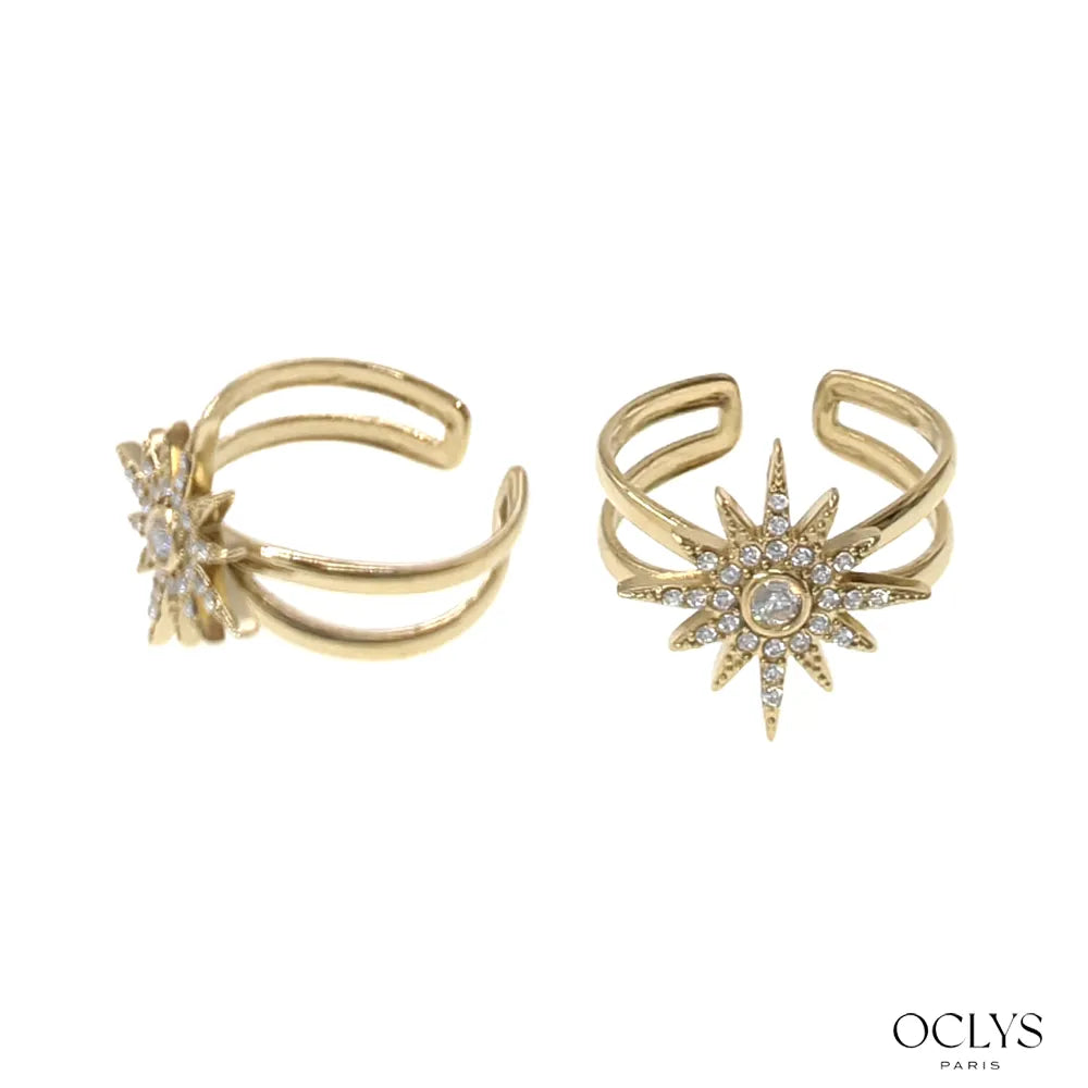 Bague « Kina » - disponible en doré ou argenté