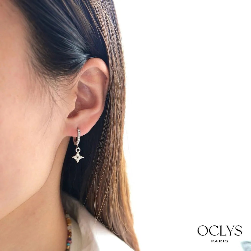 Boucles d’oreilles Toria - argenté