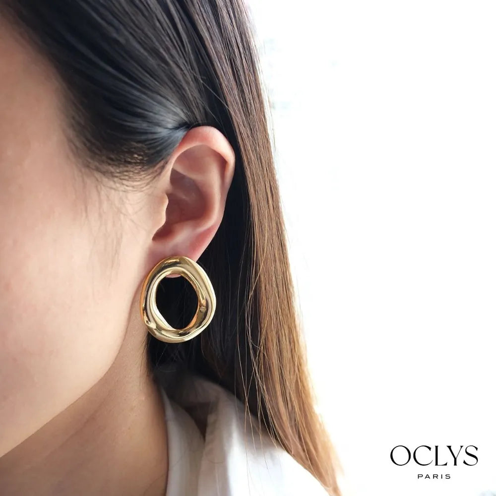 Boucles d’oreilles Xina - doré ou argenté