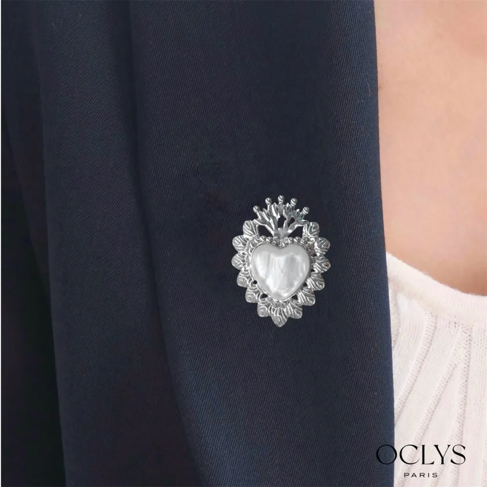 Broche Ex-voto - doré ou argenté