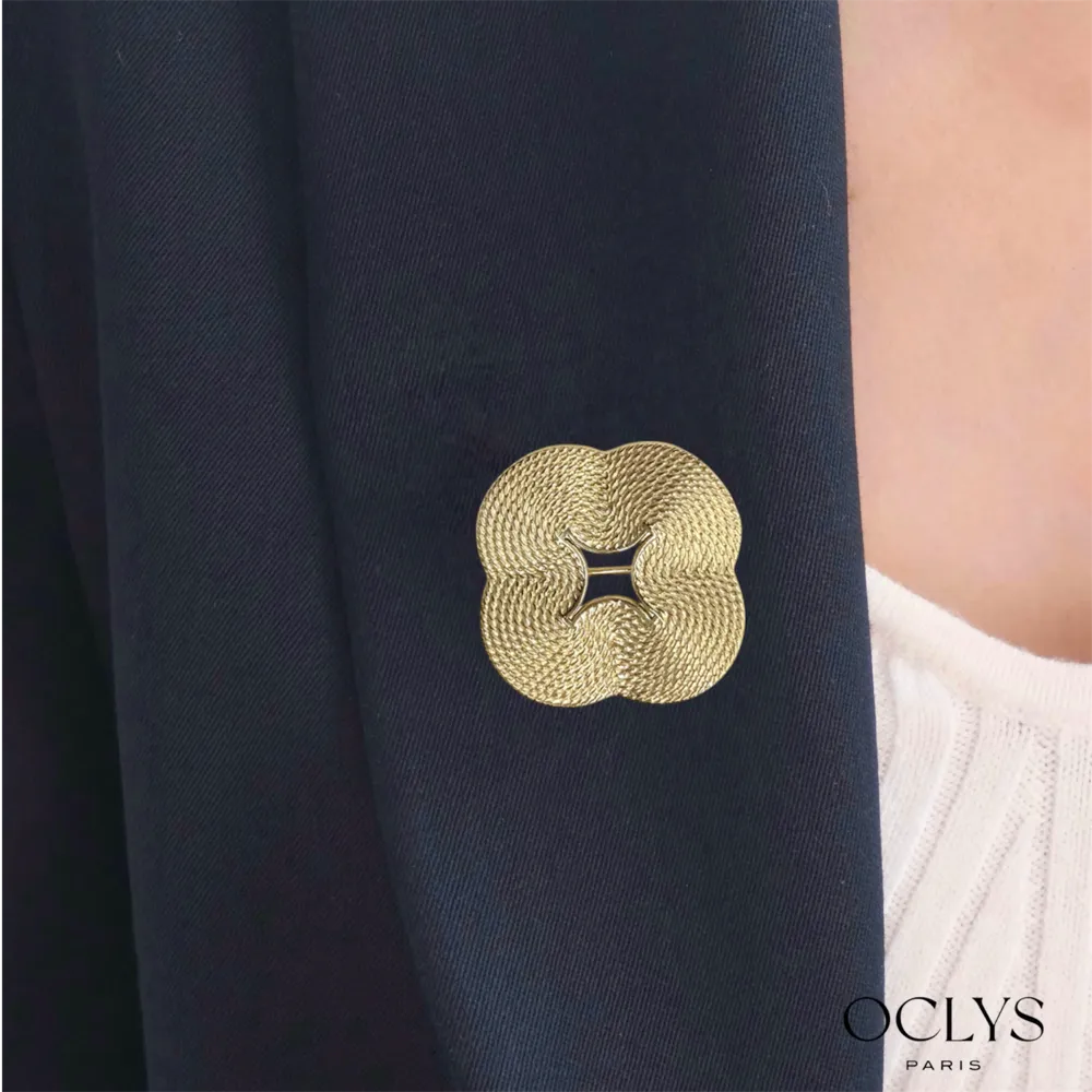 Broche Maille voûté