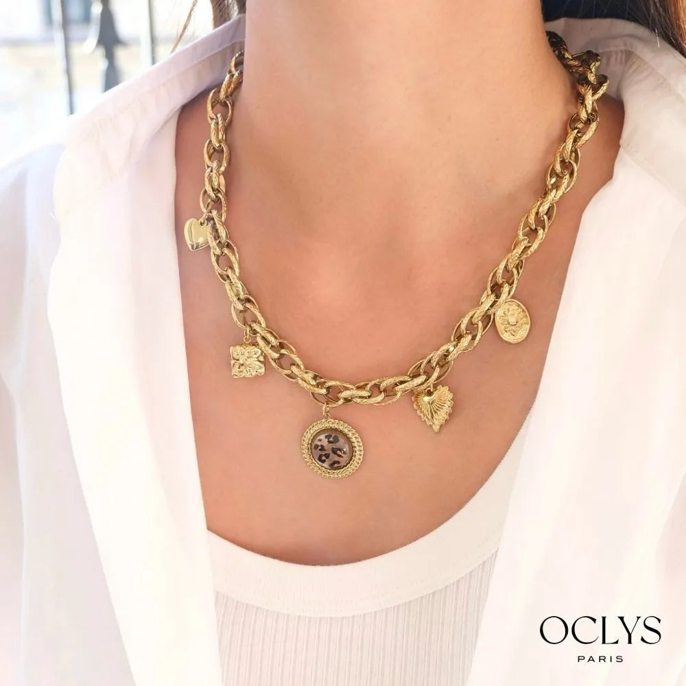 Collier Ariana - léopard