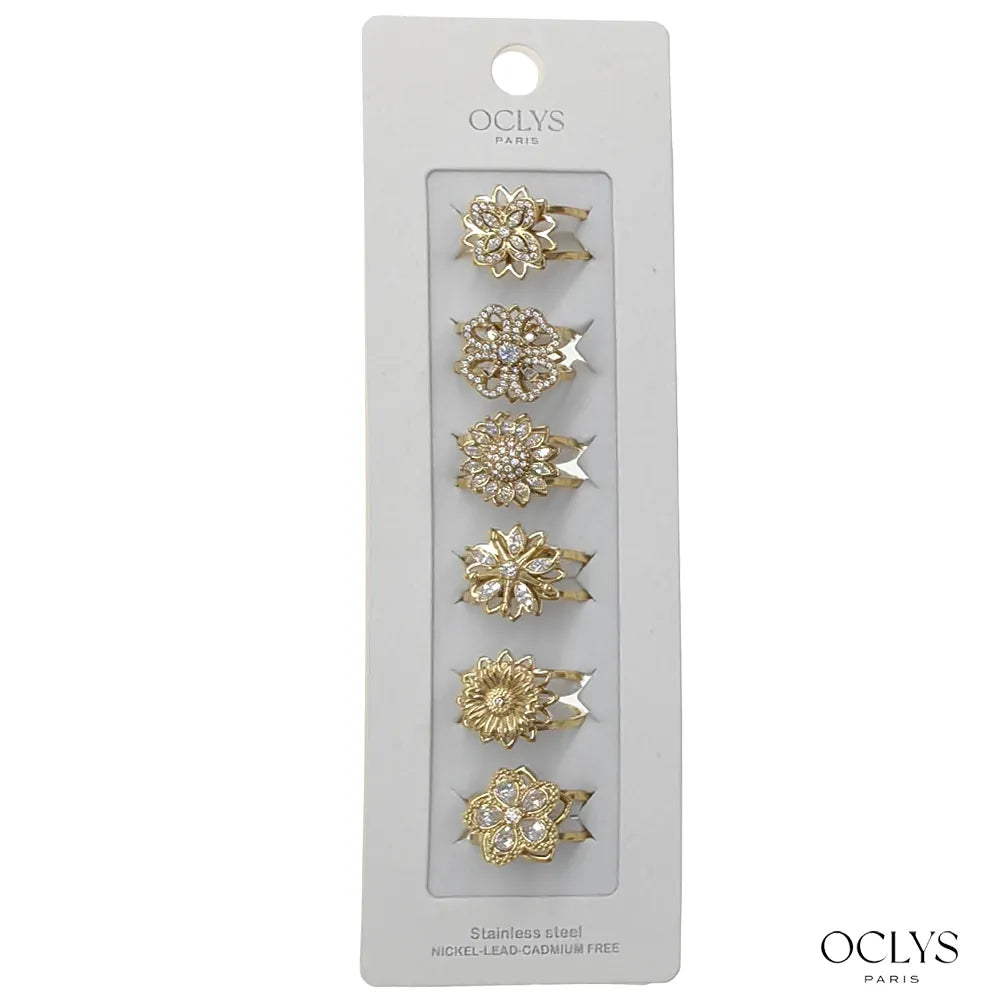 Bague anti-stress doré - plusieurs modèles disponibles