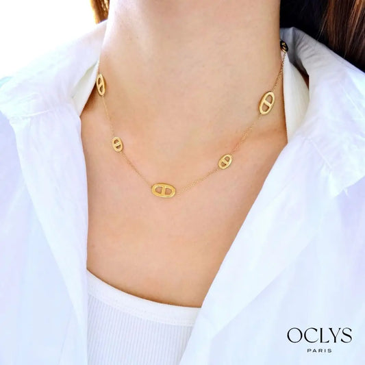 Collier Nari - doré ou argenté