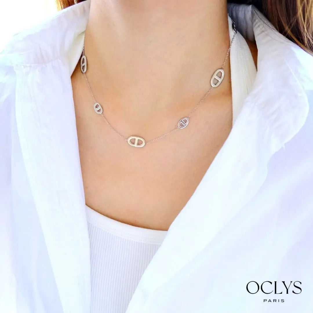 Collier Nari - doré ou argenté