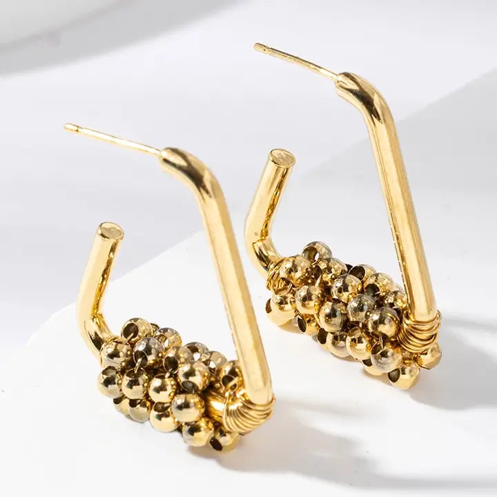 Boucles d’oreilles Lola - doré ou argenté