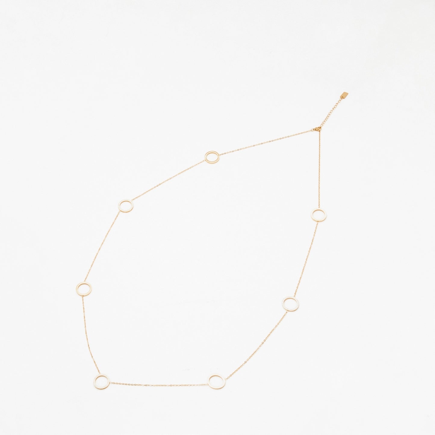 Collier sautoir Fiona - doré ou argenté
