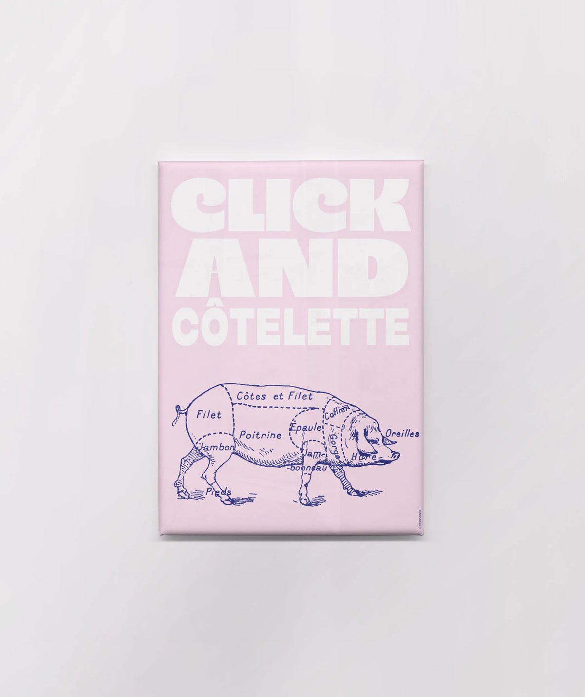 Magnet « Click and côtelette »