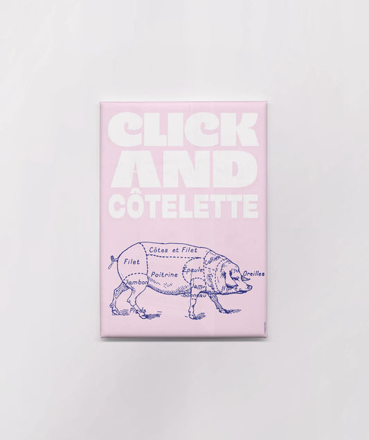 Magnet « Click and côtelette »