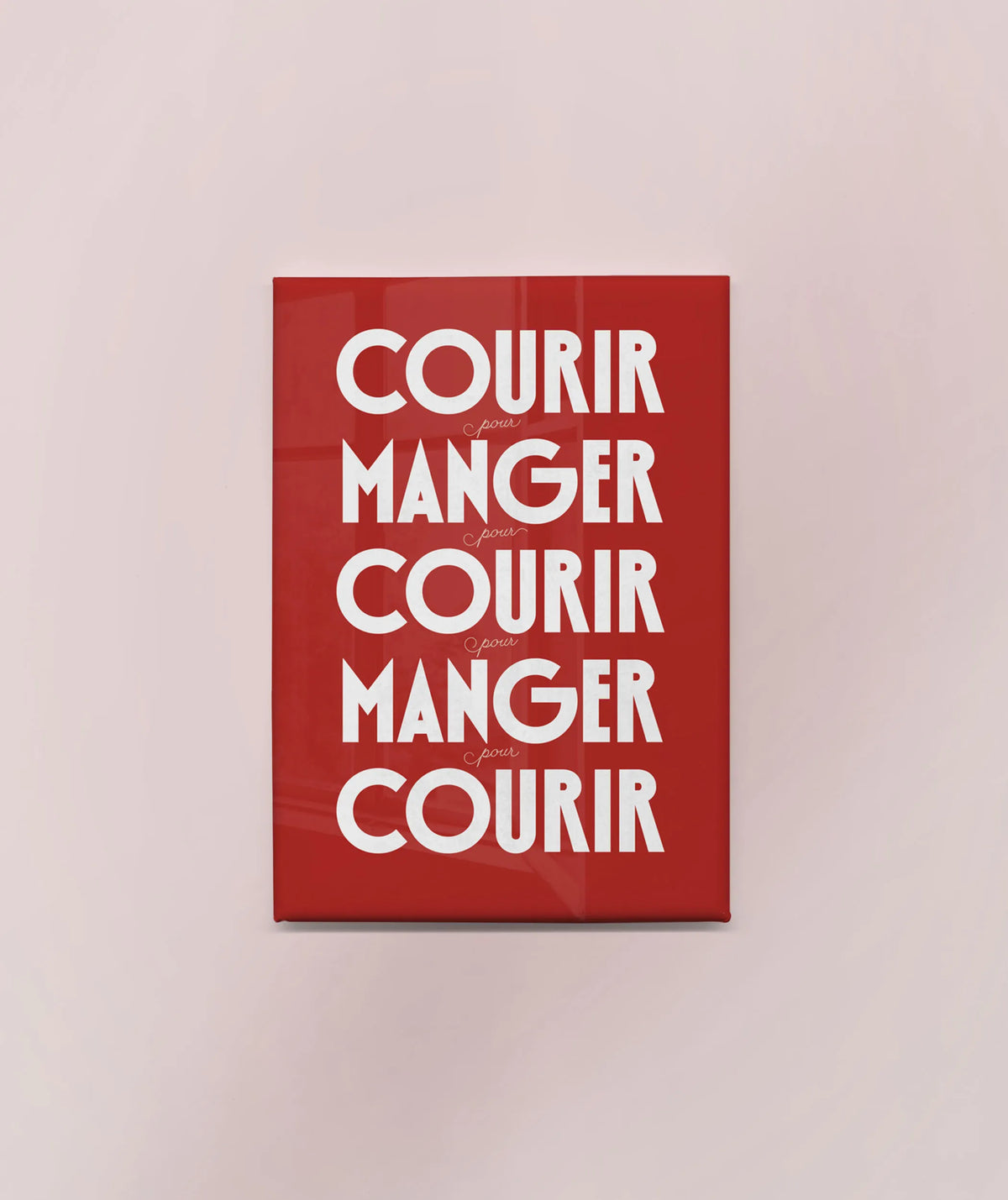 Magnet « Courir pour manger »