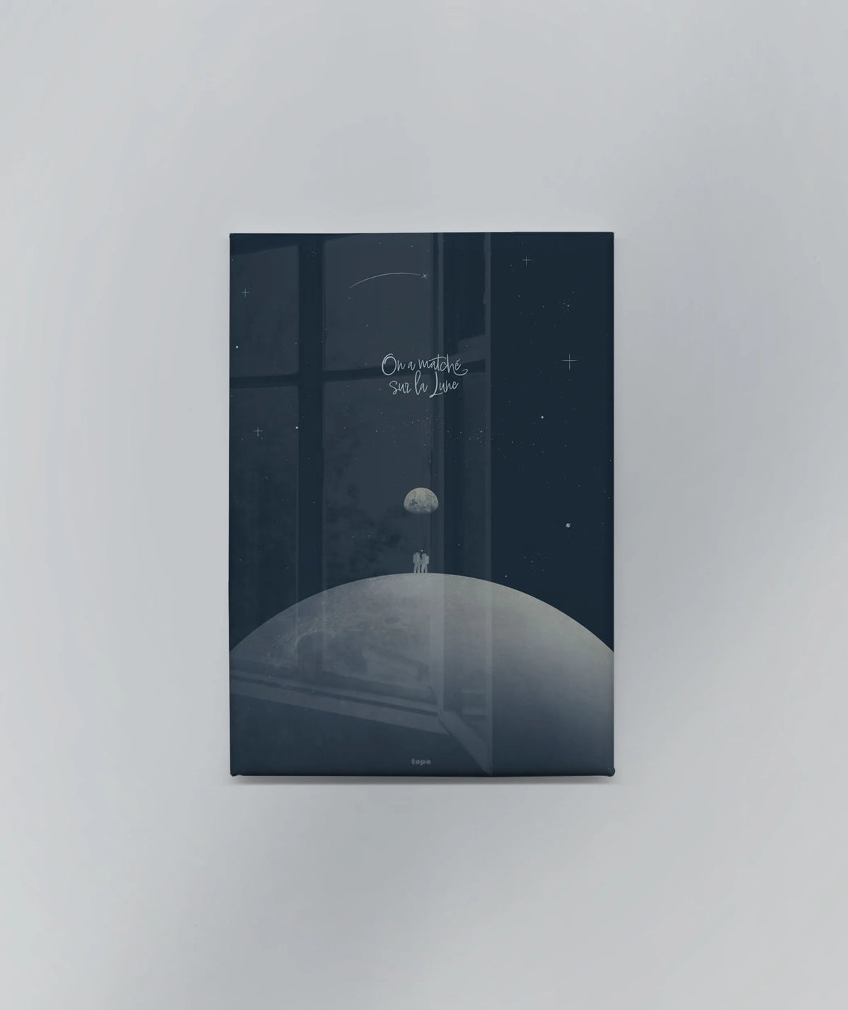 Magnet « On a matché sur la lune »