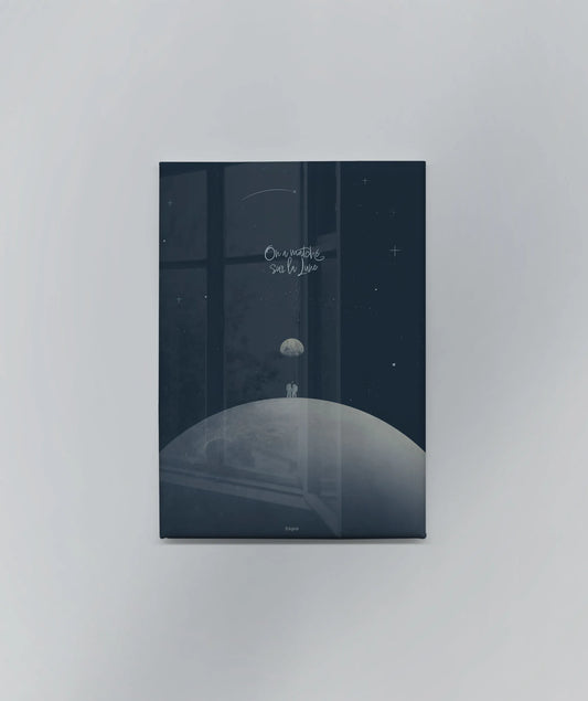 Magnet « On a matché sur la lune »