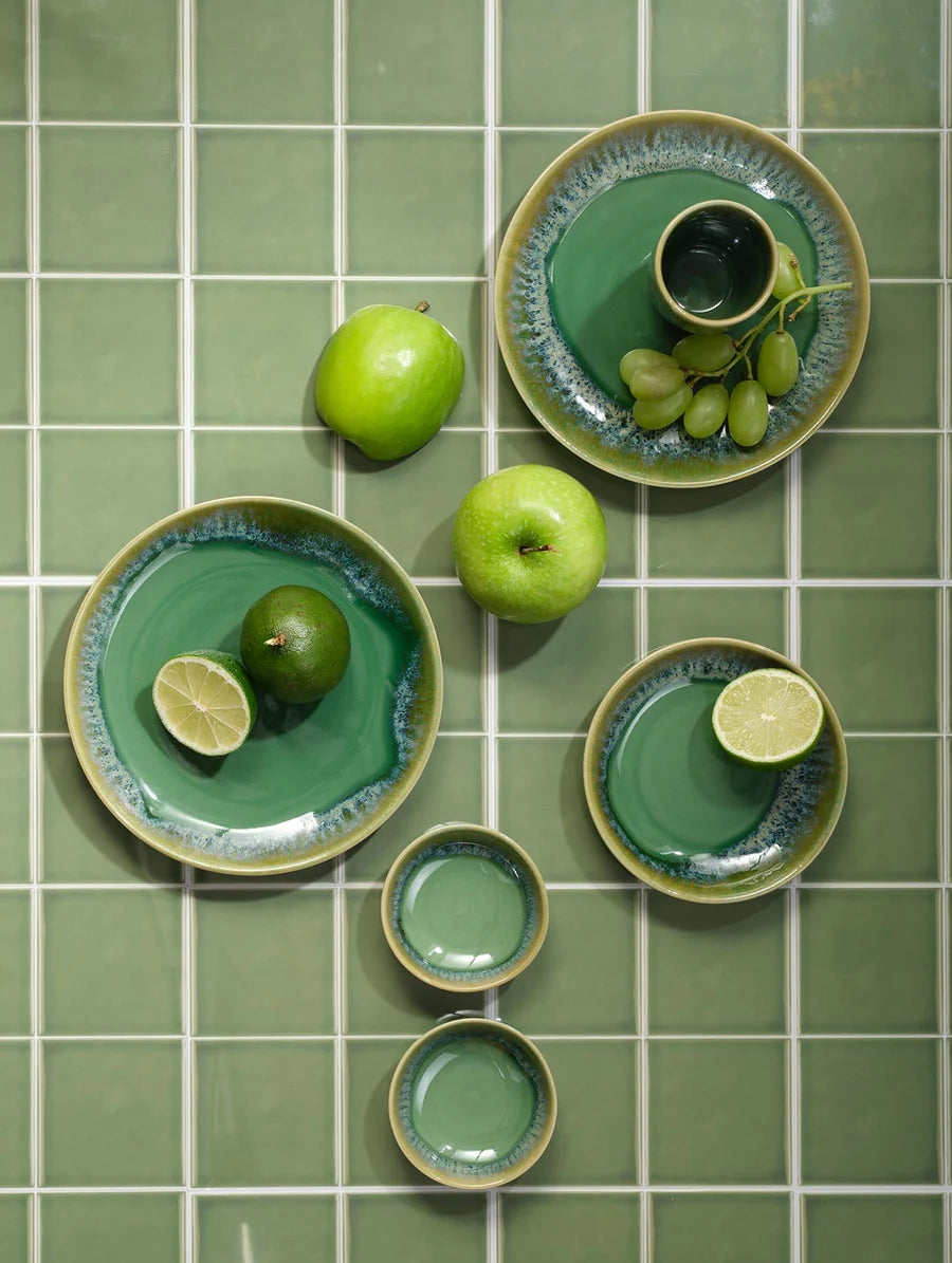 Assiette « Jade » - deux formats (unité ou set)
