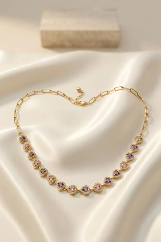 Collier « L’éclat de l’amour » - Lila