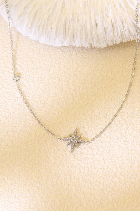 Collier « L’éclat des astres » - argenté
