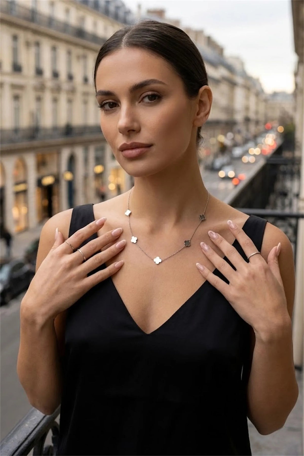 Collier « Trèfle » - argenté