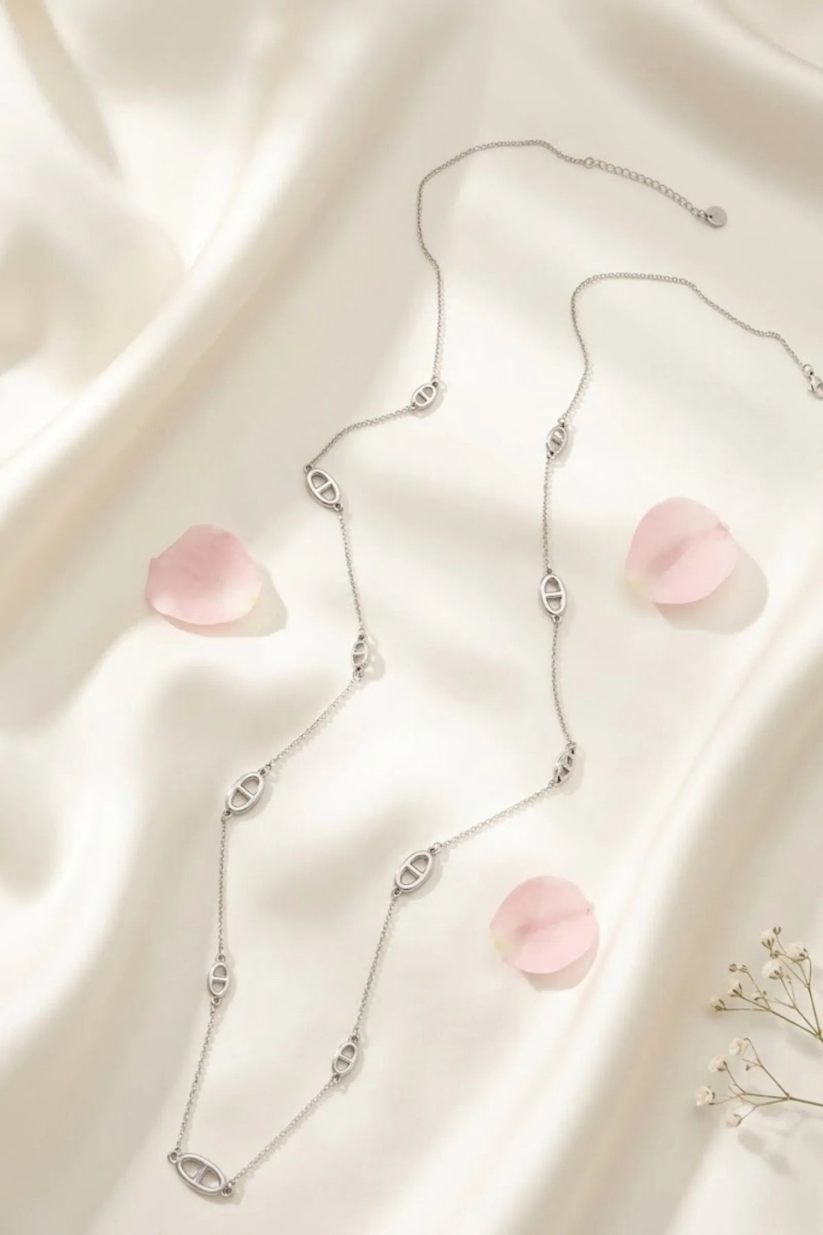 Collier sautoir « Tendance maille »