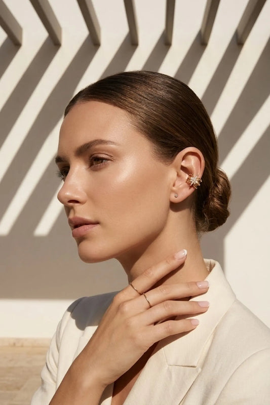 Ear cuff « Étoile céleste »